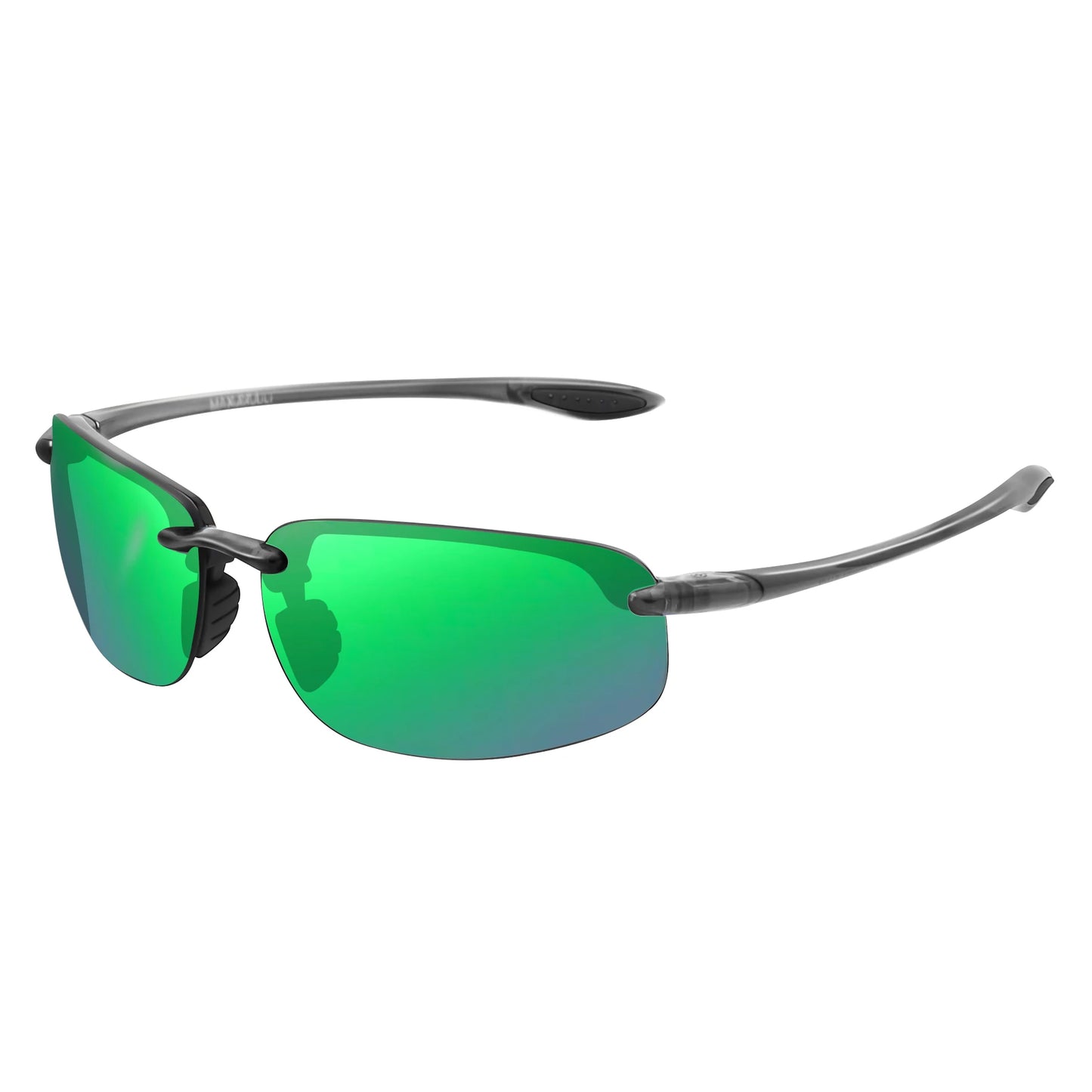 Sports Sunglasses for Men Women Rimless Frame UV400 Protection