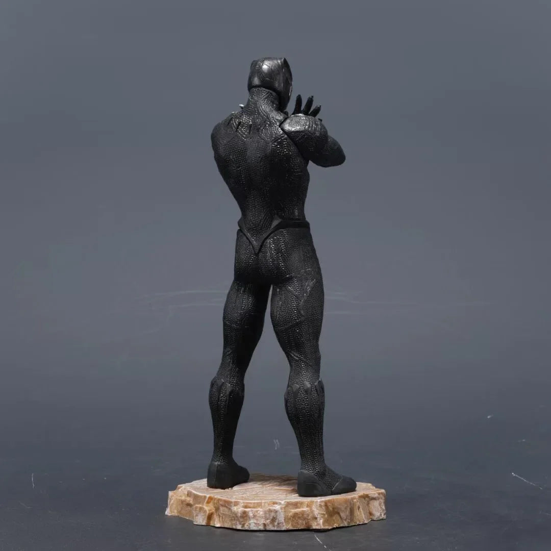 Marvel Anime Movie Statue Collection Iron Man Black Panther Premium Action Figures Desktop Ornament Pvc Toys Boy Surprise Gifts