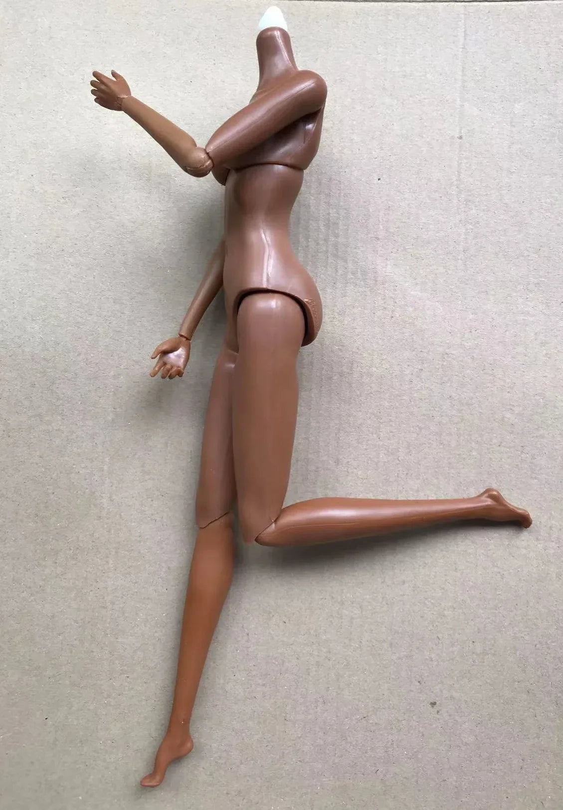 MENGF New Doll Heads Pink Beige Japan White Super White Blue Green Skin Doll Parts DIY Dressing Doll Body Figures Yoga Doll Body