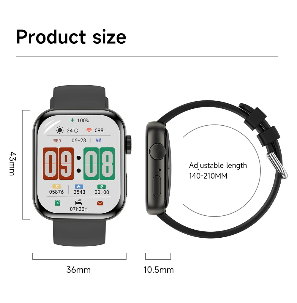 New Series 11 Watch Original Men Women Bracelet AMOLED Display Heart Rate Bluetooth Call GPS Track Waterproof Sports Smartwatch