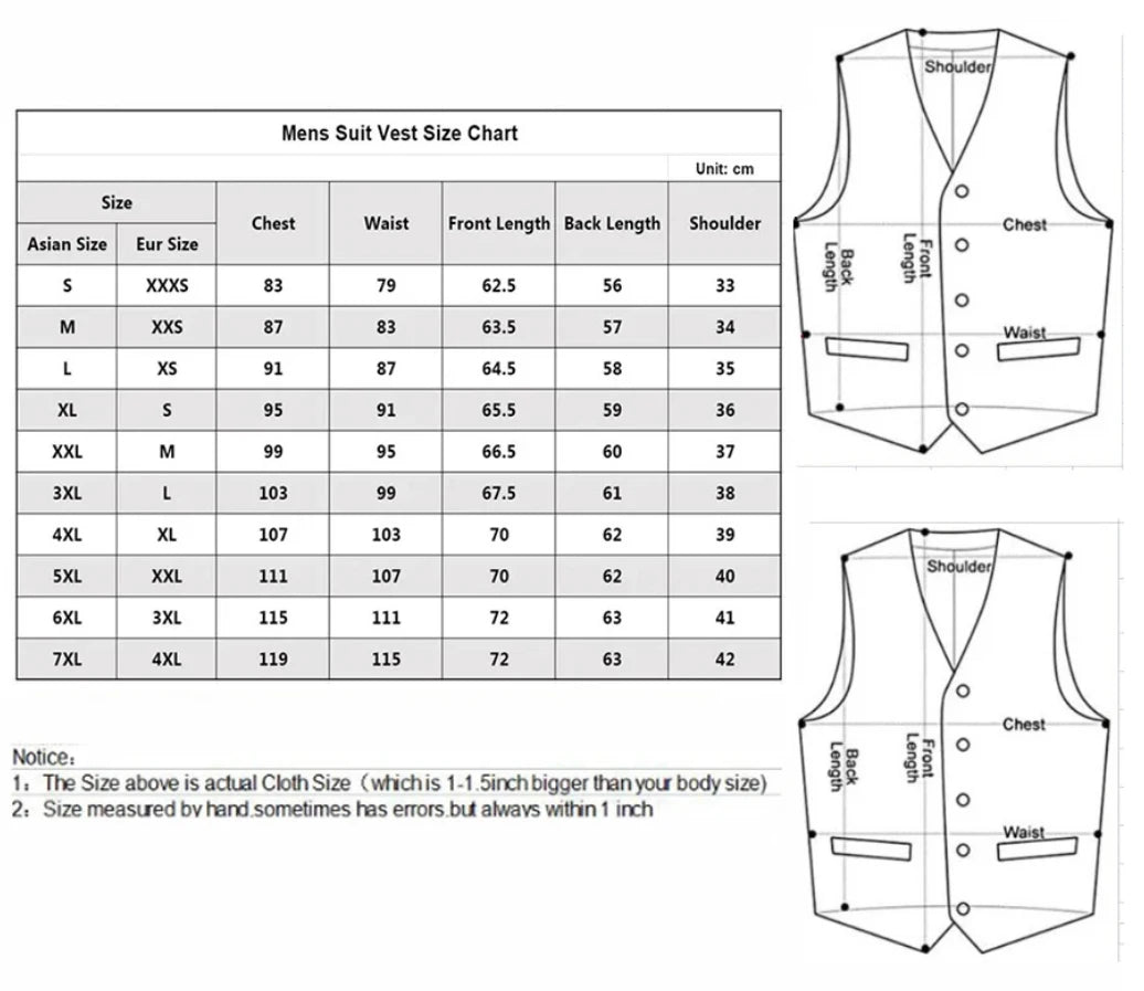 Tuxedo for Mens: Suit Vests for Men Grey Black High-end Male Waistcoat Slim Fit