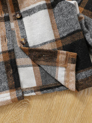 Baby boy autumn outfit casual style striped hooded jacket with ripped pants two-piece set for daily street wear