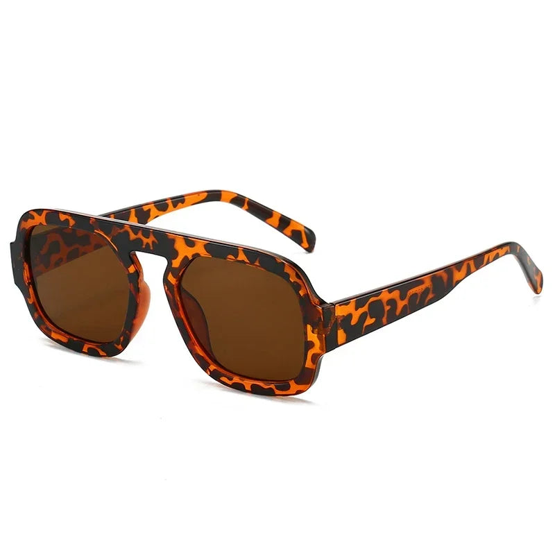 JNPCXI Retro Square Sunglasses Women Fashion Brand Design Gradient Shades UV400 Men Punk Sun Glasses