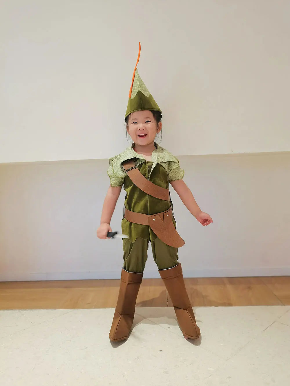 Peter Pan Cosplay Costume Halloween Children's Party Green Elf Clothes Christmas Children Gift Stage Play Performance Costume