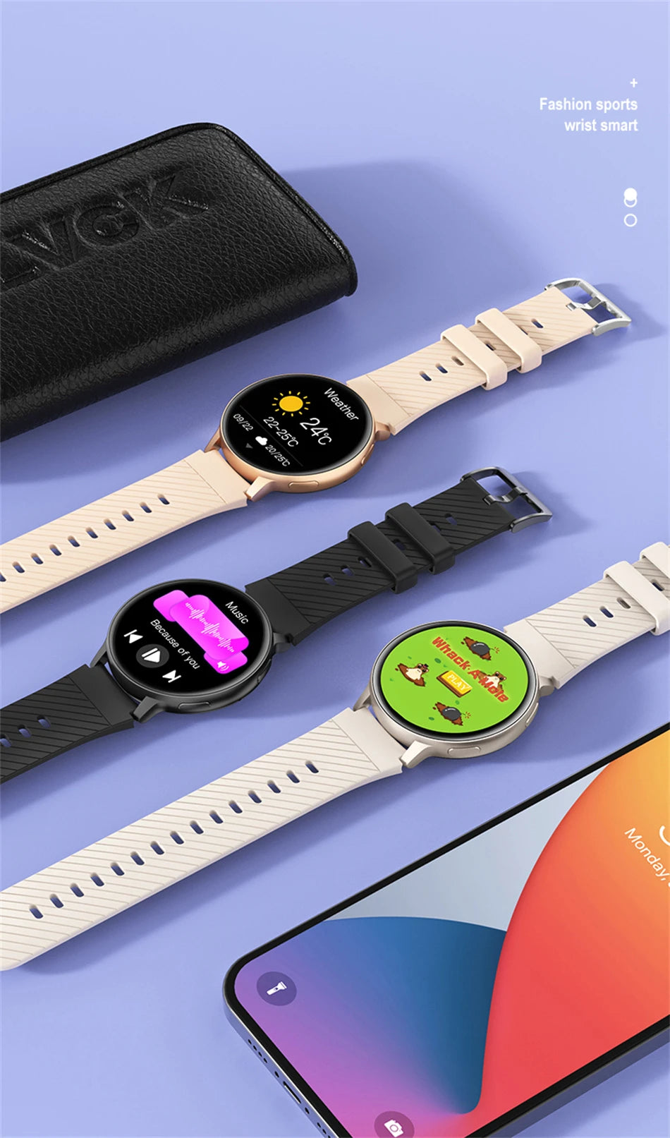LIGE 2025 Smart Watch Women Bluetooth Call Custom Dials Watches Blood Oxygen Monitor Sport Men Smartwatch Ladies For Android IOS
