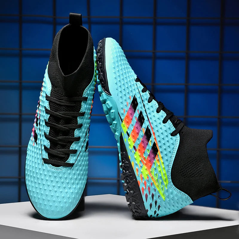 Men's Sneakers Soccer Shoes Football Boots Cleats Breathable Training Match