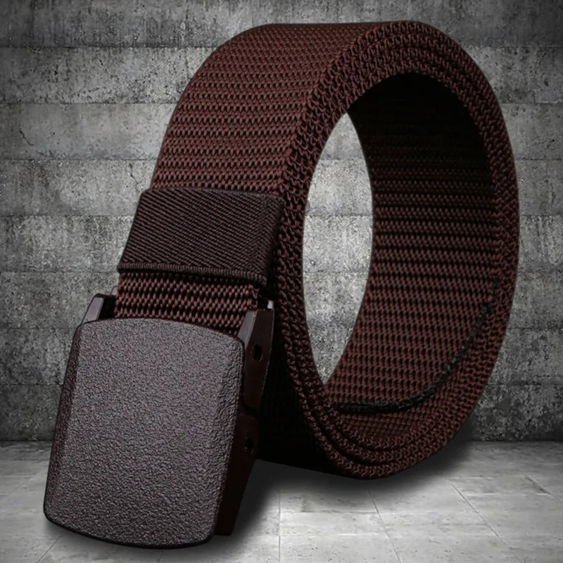 1/2PCS Military Men Belt Army Belts Adjustable Belt Men Outdoor Travel Tactical Waist Belt with Plastic Buckle for Pants 120cm