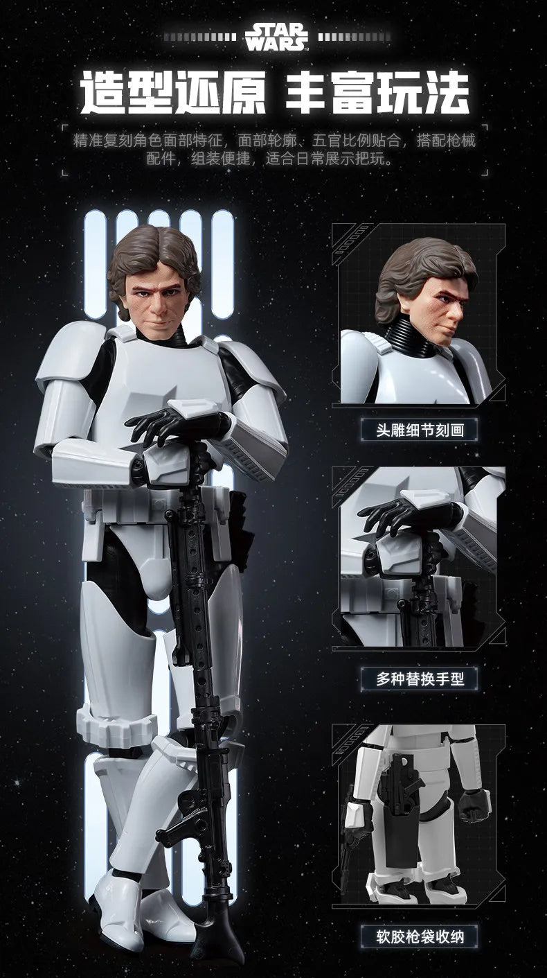 BLOKEES STAR WARS Darth Vader Luke Skywalker Imperial Stormtrooper‌ Beyond Version Action Figure Decoration Collect Toys Gift