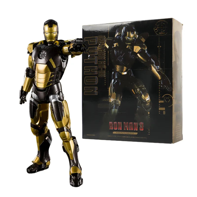 Iron Man MK85 MK50 MK20 MK5 MK7 Action Figure Model Collectible Toys birthday Gift for Children