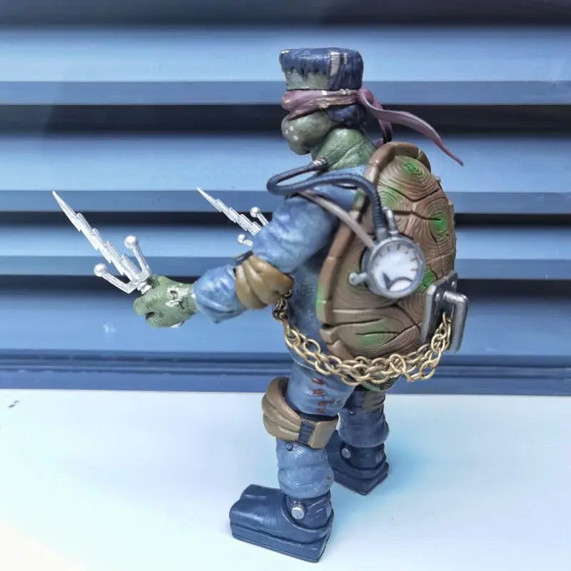 NECA Last Ronin Leonardo April Oneil Casey Jones Hunchback Michelangelo Mummy Raphael Frankenstein Monster Turtle Action Figure