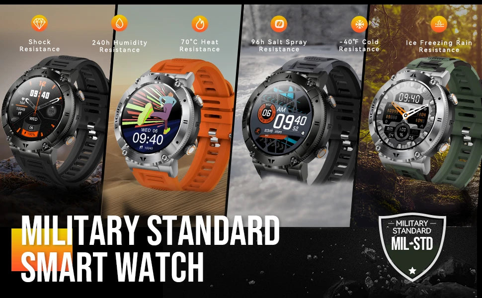 LaNikar Smart Watch Men TFT Display Bluetooth Call Blood Pressure Sport Fitness Health Monitor Custom Dial Waterproof Smartwatch