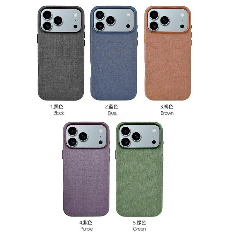 @Original For Apple Magsafe Techwoven Magnetic Case For IPhone 17 Pro Max Wireless Charging With animation Protective Cover Cap