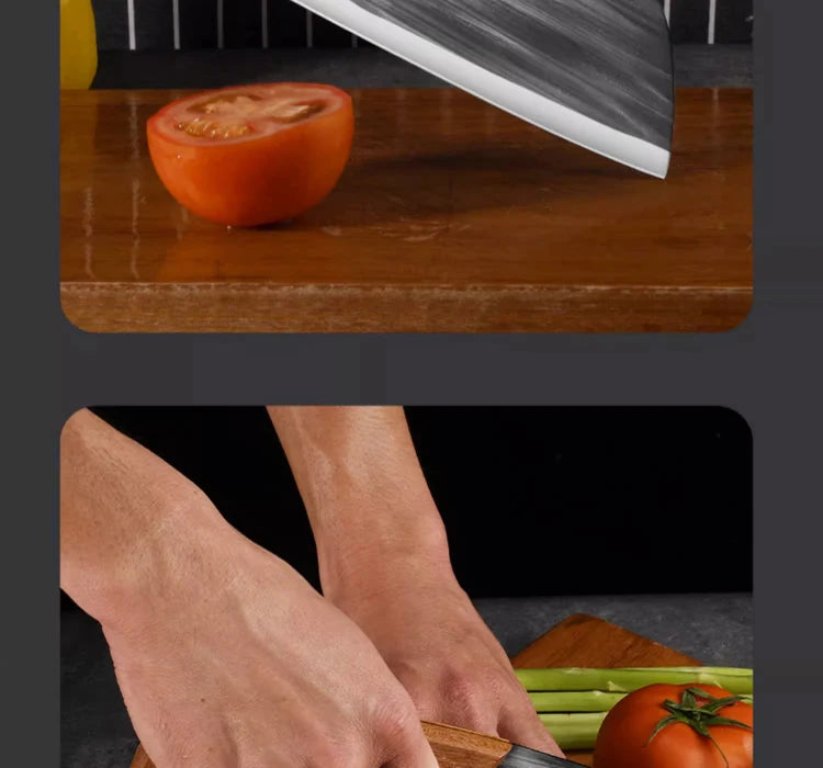Kitchen Knife, New Full Blade Stainless Steel Chef's Knife, Multi-functional
