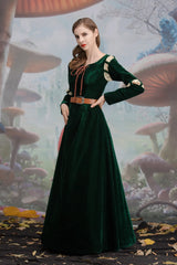 Disney Merida Princess Costume for Adult S M L XL Fancy Brave Merida Dress Girls