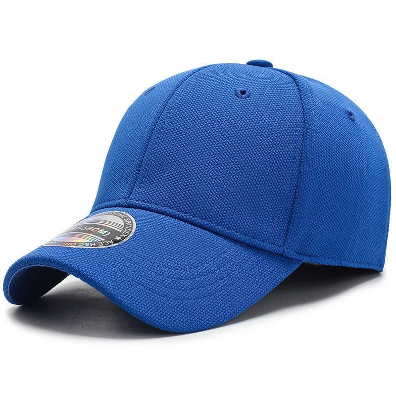 High Quality Baseball Cap Man Fitted Closed Full Cap Mesh Cap Outdoor Breathable Sports Cotton Sun Male TruckerHat Gorras Hombre
