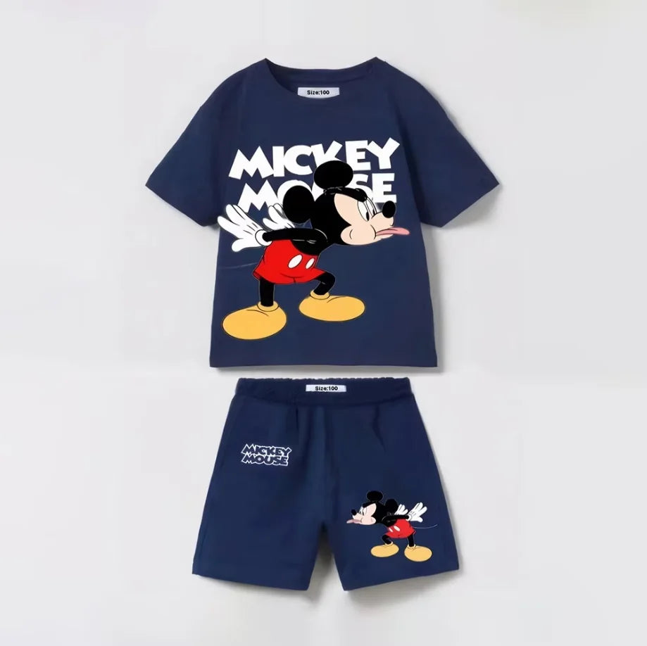 Summer Baby Clothes Sets Kids T-shirt + Shorts Children's Short Sleeve Cotton Tees Tracksuits Loose Style Kids Clothes