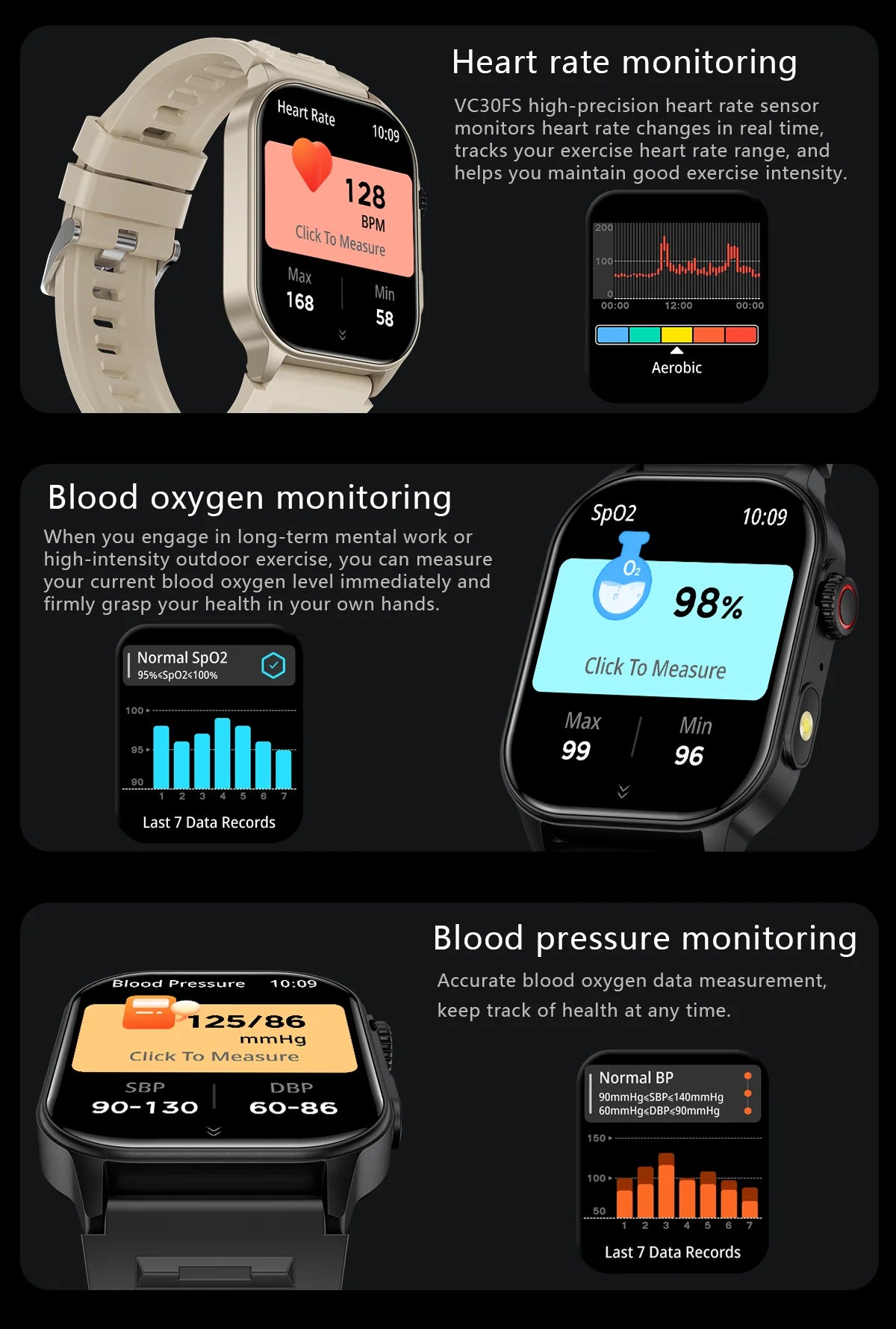 LIGE New Smart Watch LED Flashlight Military Sport Watches 2.01'' Screen Health Monitor Bluetooth Call Waterproof Smartwatch Men