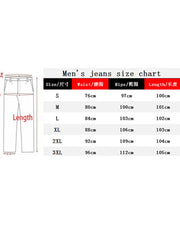 Men's Slim Fit Stretch Jeans Casual Fashion Multi Pocket Cargo Denim Pants