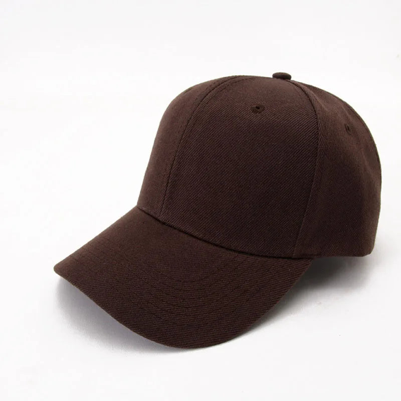Fashion Retro Solid Color Men and Women Universal Baseball Cap Outdoor Sports Casual Girl Ponytail  Hat Sale