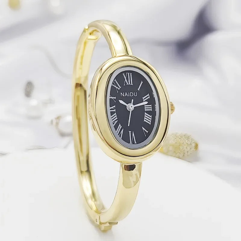Brand Quartz Watch for Women Luxury Gift Girl Wristwatches Ladies Bracelet Wristwatches Stainless Steel Strap Small Dial Watch