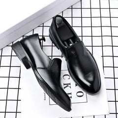 Mens Leather Dress Shoes Gentleman Formal Men Shoe Luxury Brand Casual
