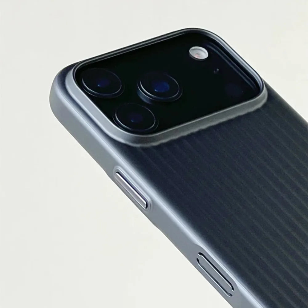 Stripes Metallic Paint Armor Case For iPhone 17 Air 16 15 14 13 Pro Max Shockproof Camera Protective Slim Matte PC Funda