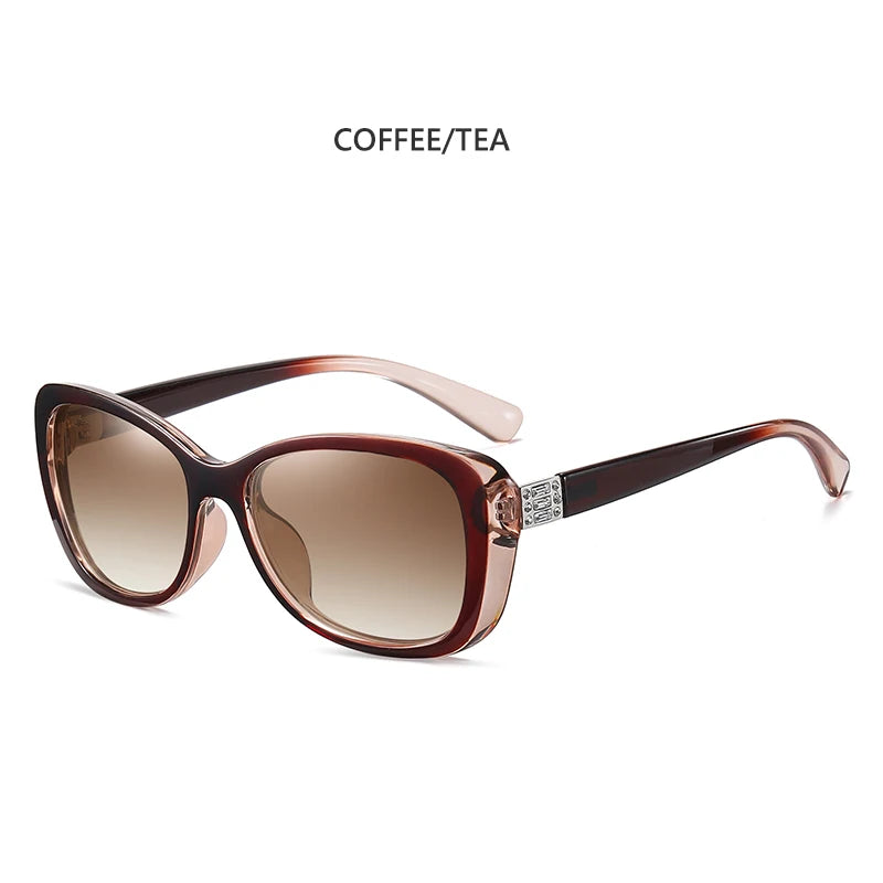Diamond Gradient lens Sunglasses Women Polarized Glasses