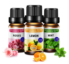 Aromatherapy Essential Oil Case 10ml Lavender Rose Plant Massage Essential Oil Aromatherapy Candle Making Supplies