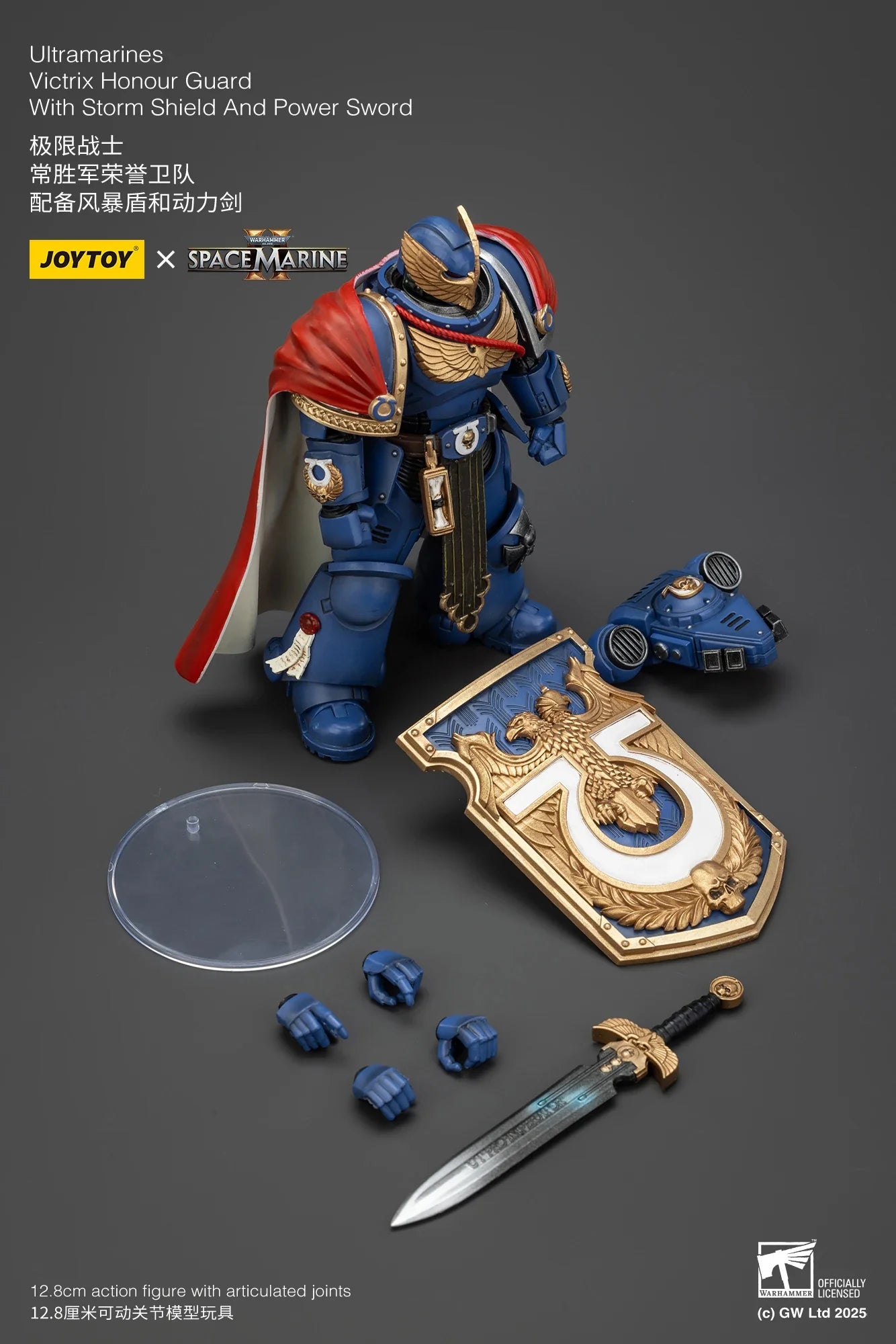[IN-STOCK]JOYTOY Warhammer 40K 1/18 Action Figures Ultramarines Titus Victrix Guard Guilliman Anime Model Toys Gift