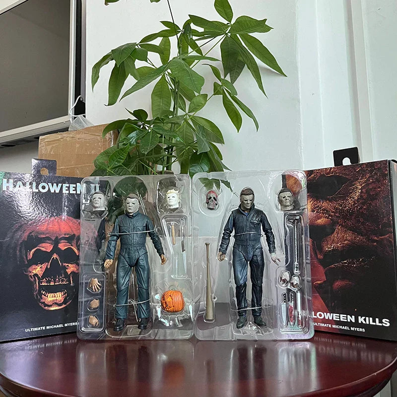 NECA Michael Myers Figure With LED Pumpkin Halloween Ultimate  Action Figure Toy Doll Decor Christmas Gift Halloween Horror Toy