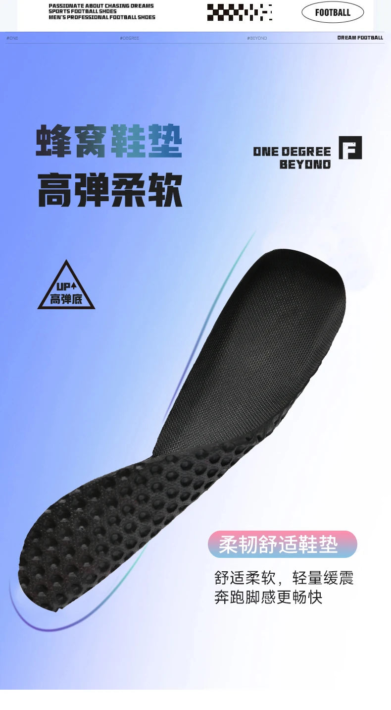 Men Soccer Shoes Grass Society Training Football Boots Cleats