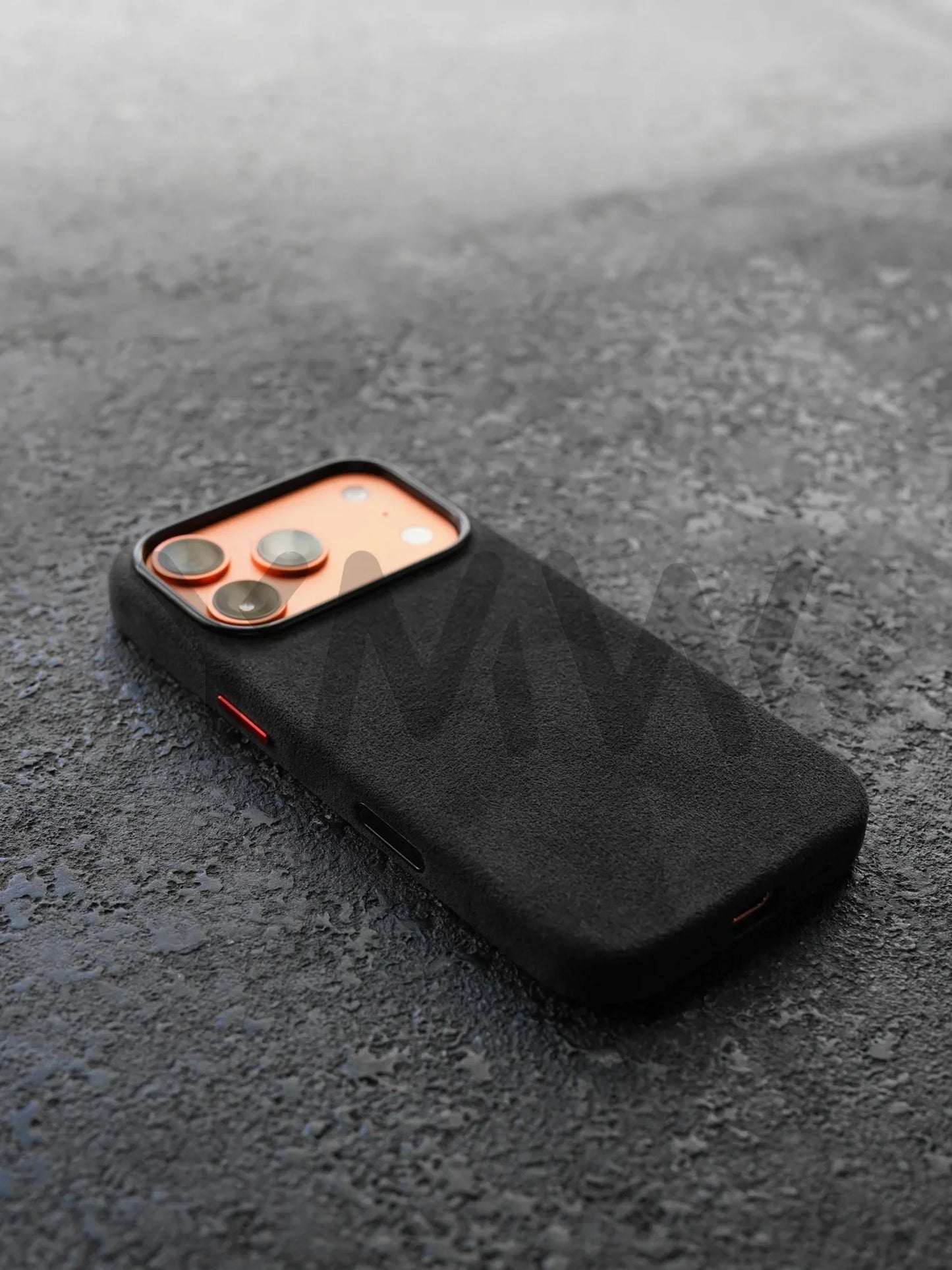 Case for iPhone 17 16 Pro Max Compatible Magsafe Business Supercar Interior Same Suede Leather Phone Cover