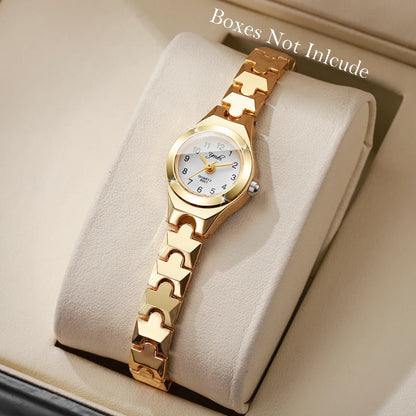 Elegant Small Arabic Dial Women Watches Thin Strap Ladies Quartz Wristwatch Reloj Mujer Girls Clock Gift(Without Box)