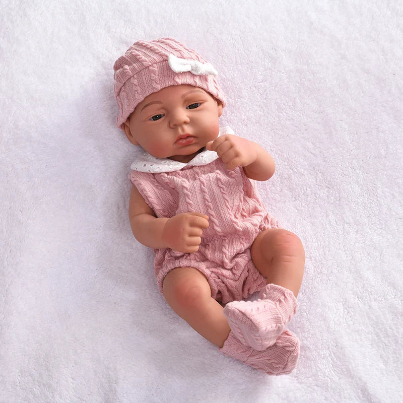 15.75inch 40cm Reborn Dolls Baby  Dolls Toys Girl Lifelike Reborn Dolls Full Body Vinyl Girl Doll Bebe Doll Toy Birthday Gift