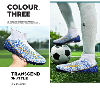 Men Outdoor FG/TF Football Boots Futsal Professional Unisex Soccer Shoes