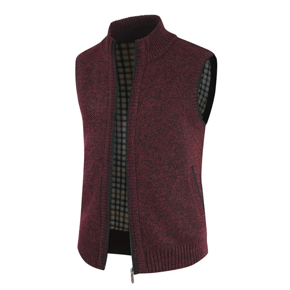Men's Coat Fashion Warm Outer Wear Vest Spring Vest Casual Sleeveless