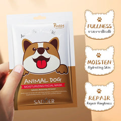 10pcs Moisturizing Face Mask skincare Cartoon Animal Pattern Firming Brightening Facial Masks Face Sheet Mask Skin Care