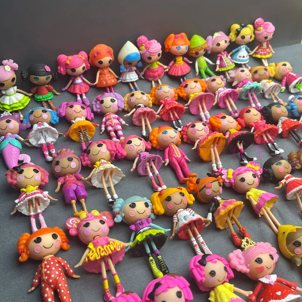 Original 8-10cm Lalaloopsy  Little Sister Multi-style Dolls PVC Girls' Holiday Gift Collection Toys