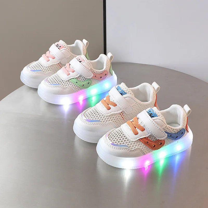 Child Shoe Boys Girl Led Light Sneakers Glowing Shoe for Kids
