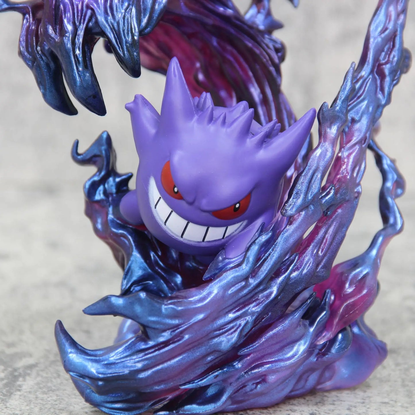 18cm Pokemon Gengar Figure, Anime Action Model Collectible Statue for Display, Halloween Christmas Birthday Gift