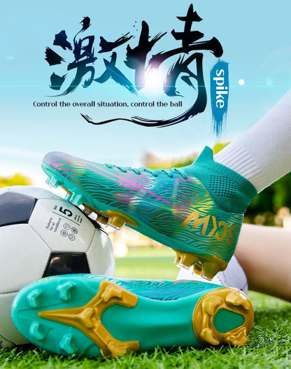 Football Boots Men Futsal Professional Unisex Anti-Slip Kids Soccer Shoes
