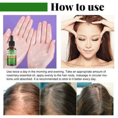 30ML Rosemary Hair Care Oil Anti-Breakage Dense Hair Essential Oil Anti-Fall Hairs Treatment Soothing Nourishing Scalp Oil