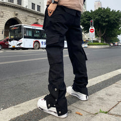 Oversize Pants Cargo Y2k Sweatpants Male Men Trousers Man Casual Black