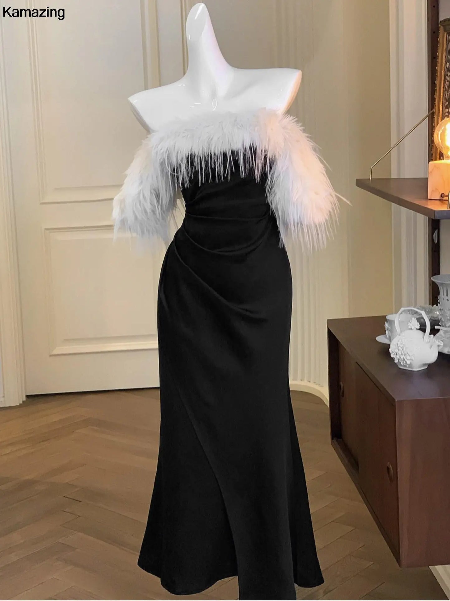 Evening wear Dresses: Wedding Formal Occasion Dresses Women Winter Clothes