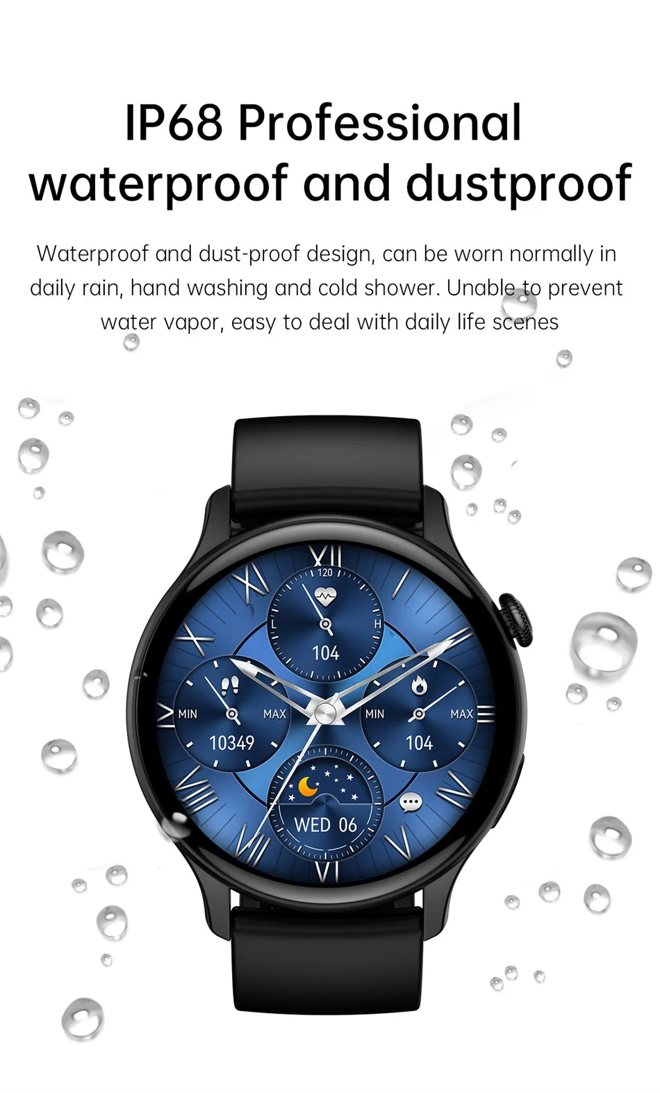 2026 New True AMOLED Smart Watch Ladies Screen Always Show Time 466*466 HD Health Tracker Voice Calling NFC Smartwatch Women