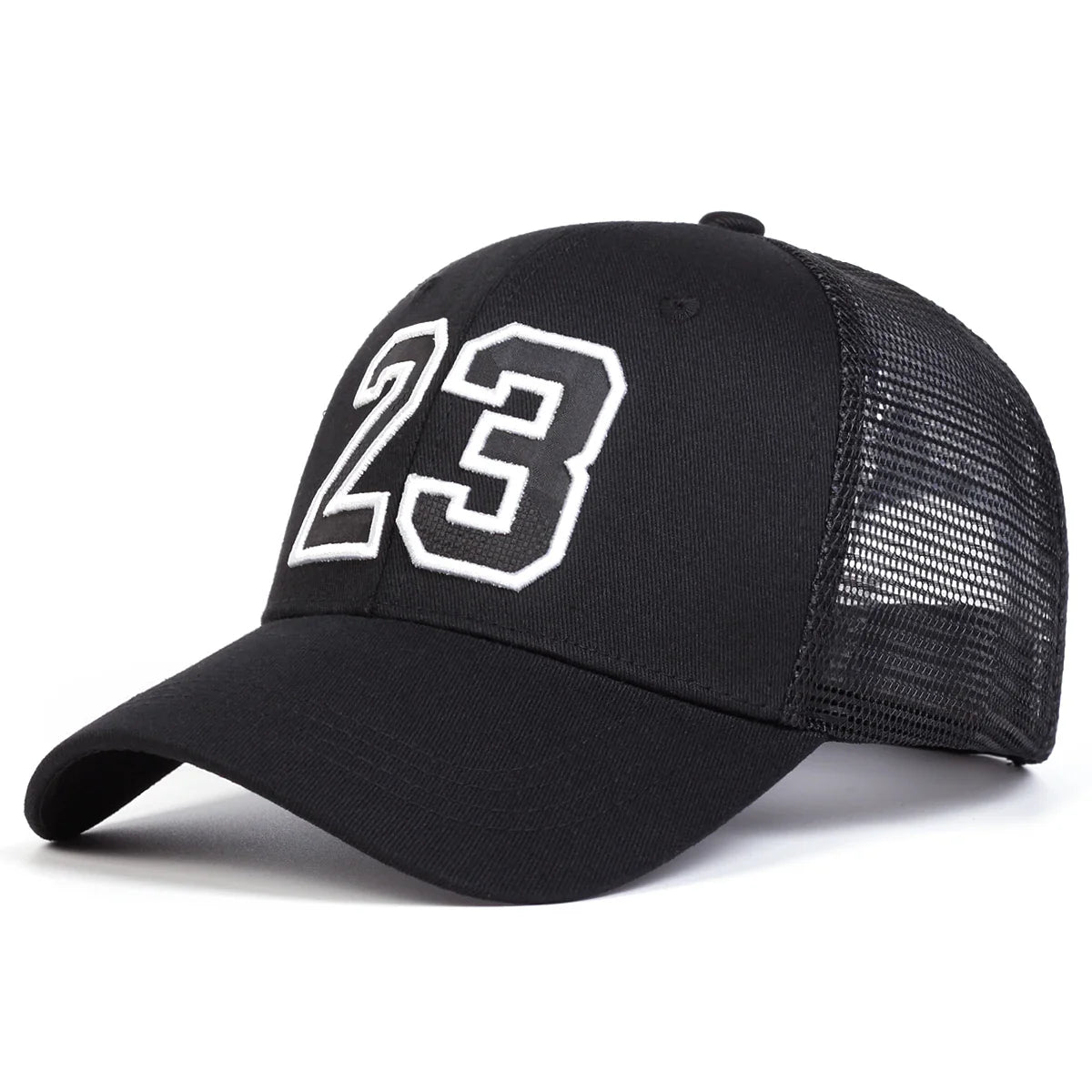 Unisex 23 Embroidery Baseball Net Caps Hip Hop Cap Spring Summer Outdoor Adjustable Casual Hats Sunscreen Hat ﻿