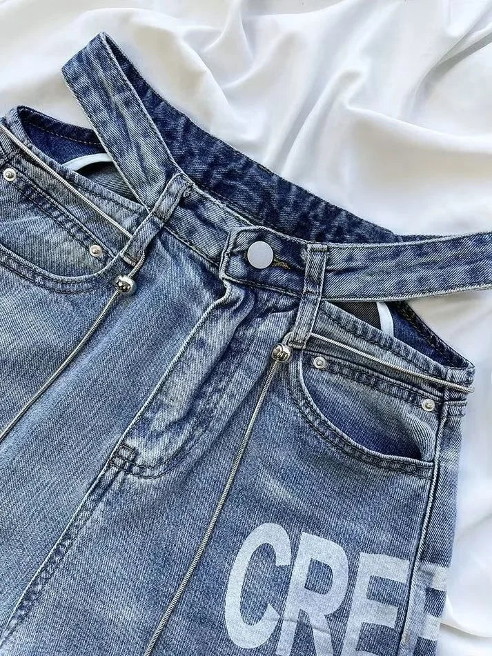 Ripped Jeans Women 2023 Female Clothing Vintage Jeans Woman High Waist Y2k Women
