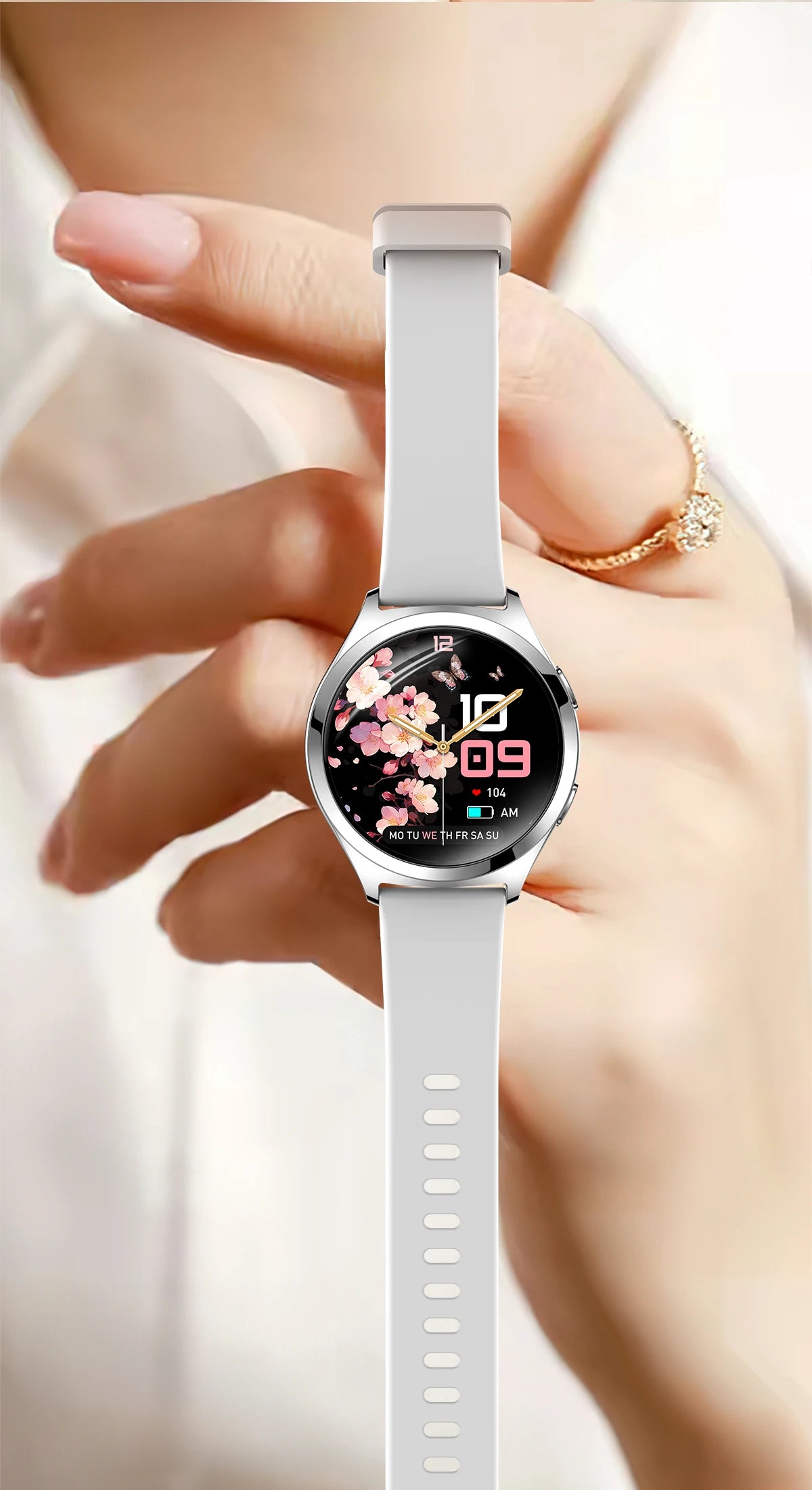 LIGE Luxury 1.27" HD Screen Smart Watch Women Waterproof Bluetooth Call Women’s Bracelet Sports Health Monitor Ladies Smartwatch