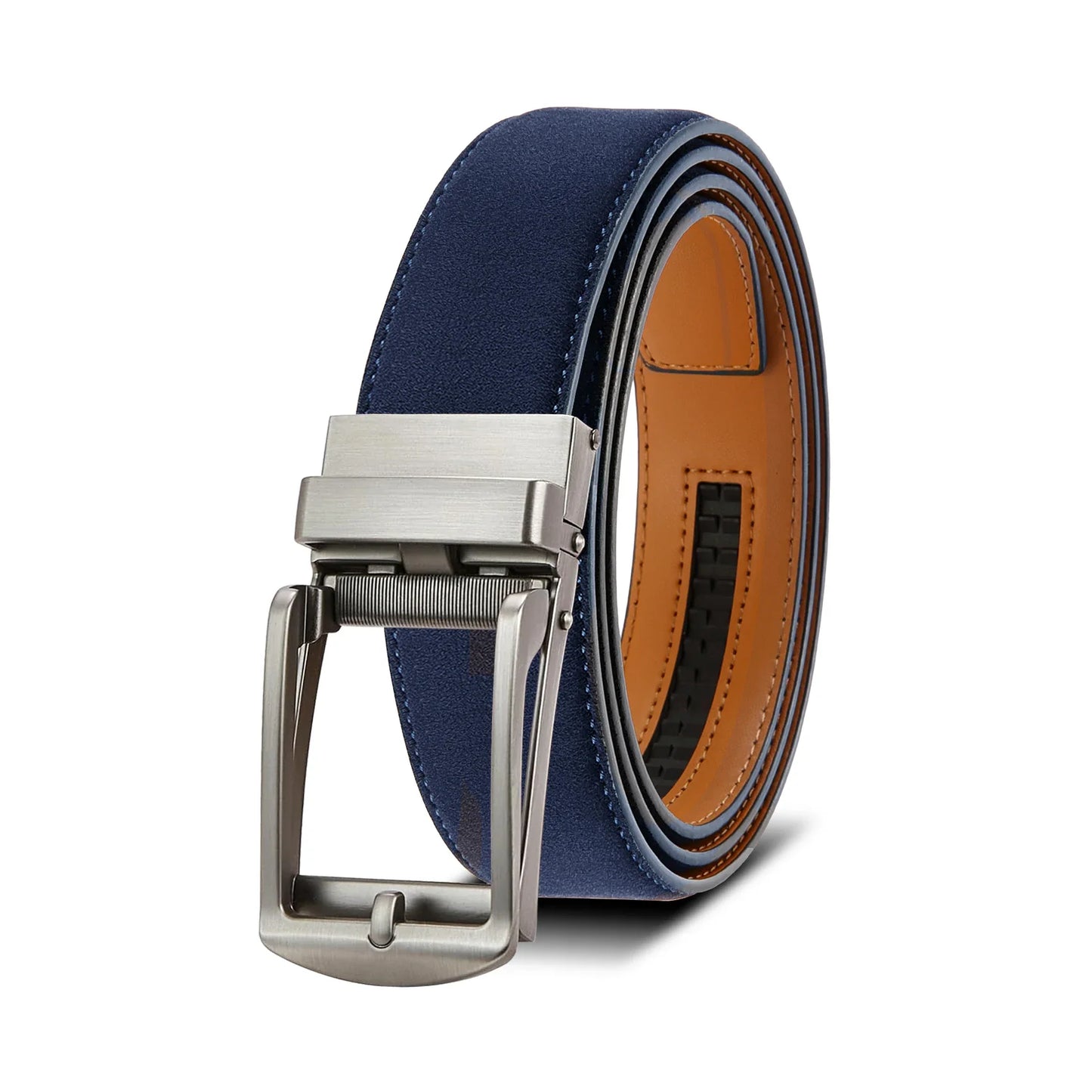 Men Belts Leather Waist Strap Male Automatic Buckle Waistband Mens High Quality Girdle Belts for Women Men Gifts 105 115 125cm
