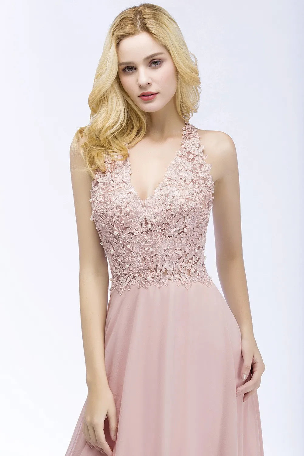 Homecoming Dresses: Evening Dresses For Women Pearl Lace Applique Elegant